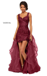 3 of 12 Sherri Hill 52562 Wine