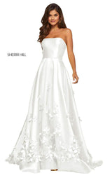 8 of 20 Sherri Hill 52582 Ivory