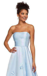 12 of 20 Sherri Hill 52582 Light Blue