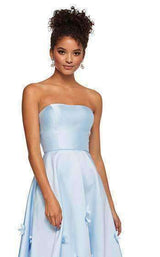 18 of 20 Sherri Hill 52582 Light Blue