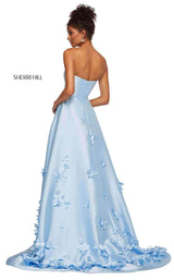 10 of 20 Sherri Hill 52582 Light Blue