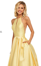 10 of 16 Sherri Hill 52583 Yellow