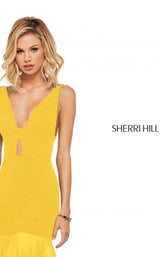 10 of 12 Sherri Hill 52606 Yellow