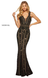 1 of 8 Sherri Hill 52611 Black