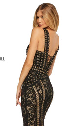 7 of 8 Sherri Hill 52611 Black