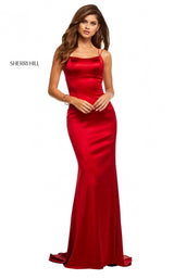 9 of 26 Sherri Hill 52613 Raspberry