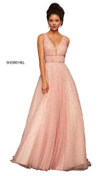 2 of 16 Sherri Hill 52640 Blush