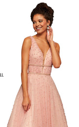 14 of 16 Sherri Hill 52640 Blush