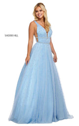 3 of 16 Sherri Hill 52640 Light Blue
