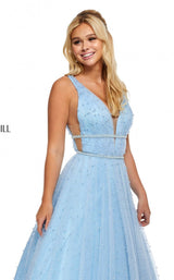 11 of 16 Sherri Hill 52640 Light Blue