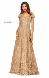 6 of 14 Sherri Hill 52650 Gold