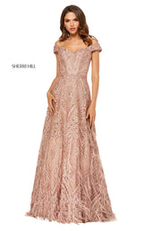 2 of 14 Sherri Hill 52650 Rose Gold