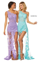 9 of 20 Sherri Hill 52656 Light Purple