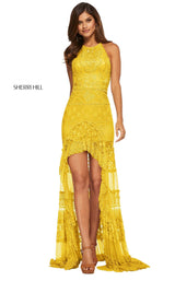 4 of 32 Sherri Hill 52663 Yellow