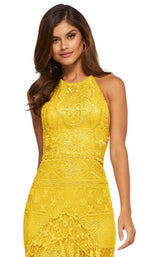 20 of 32 Sherri Hill 52663 Yellow