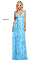 2 of 20 Sherri Hill 52668 Light Blue