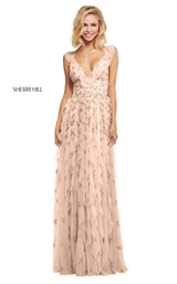 5 of 20 Sherri Hill 52668 Nude