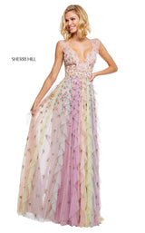 7 of 20 Sherri Hill 52668 Multi