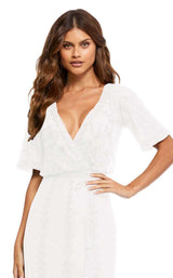 6 of 8 Sherri Hill 52676 Ivory
