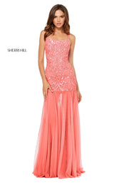 7 of 16 Sherri Hill 52677 Coral