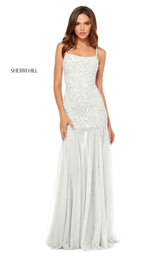 2 of 16 Sherri Hill 52677 Ivory
