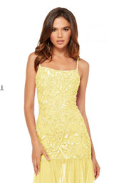 14 of 16 Sherri Hill 52677 Light Yellow