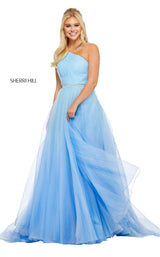 1 of 8 Sherri Hill 52706 Blue