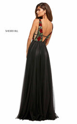 2 of 4 Sherri Hill 52714 Black/Red