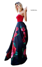 6 of 18 Sherri Hill 52722 Black-Red-Print