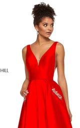 11 of 18 Sherri Hill 52726 Red