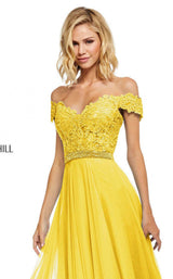 10 of 16 Sherri Hill 52729 Yellow