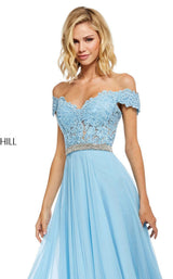 11 of 16 Sherri Hill 52729 Light Blue