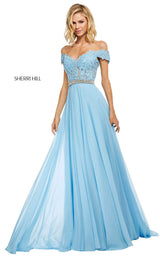 3 of 16 Sherri Hill 52729 Light Blue
