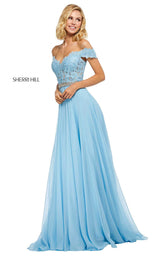6 of 16 Sherri Hill 52729 Light Blue