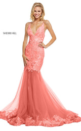 5 of 14 Sherri Hill 52741 Coral
