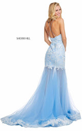 7 of 14 Sherri Hill 52741 Light Blue