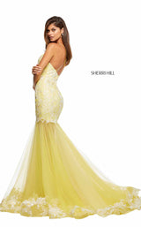 6 of 14 Sherri Hill 52741 Yellow