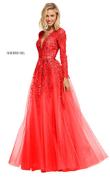 2 of 14 Sherri Hill 52746 Red