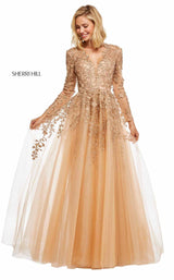 7 of 14 Sherri Hill 52746 Gold
