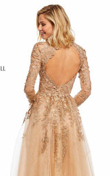 14 of 14 Sherri Hill 52746 Gold