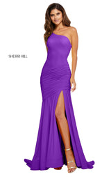 3 of 14 Sherri Hill 52789 Purple