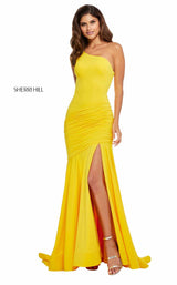 2 of 14 Sherri Hill 52789 Yellow