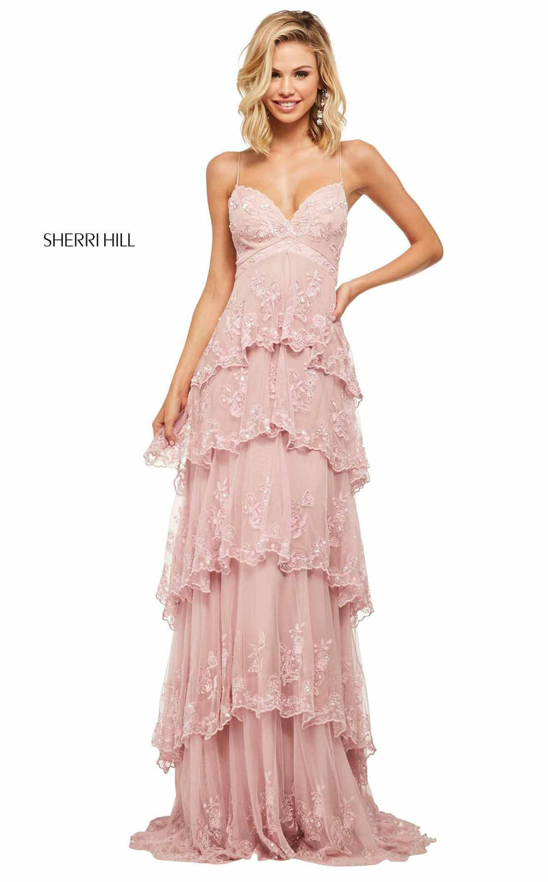 knee length dresses for ladies Sherri Hill 57600 main image 1