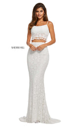 1 of 18 Sherri Hill 52810 Ivory