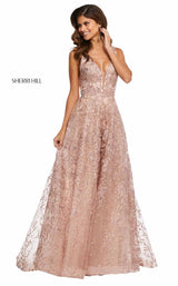 1 of 10 Sherri Hill 52877 Blush-Nude