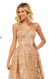 6 of 8 Sherri Hill 52878 Gold