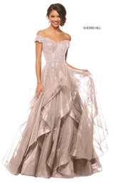 4 of 10 Sherri Hill 52880 Rose Gold