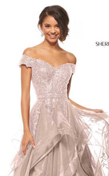 9 of 10 Sherri Hill 52880 Rose Gold
