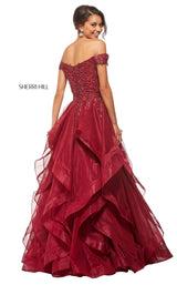 5 of 10 Sherri Hill 52880 Wine