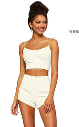 15 of 18 Sherri Hill 52918 Ivory